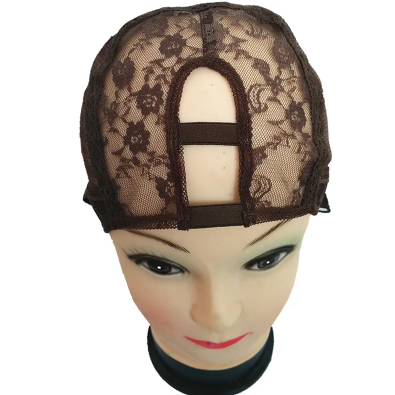 

1"*3.5" U Part Wig Cap For Making Wigs With Adjustable Strap Glueless Wig Caps Good Quality Weaving Cap