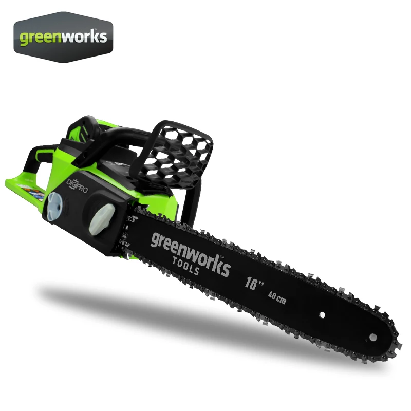 Günstige Greenworks 40v 4.0Ah Cordless Kettensäge Bürstenlosen Motor 20312 Kettensäge Mit 4.0ah Batterie Und Ladegerät
