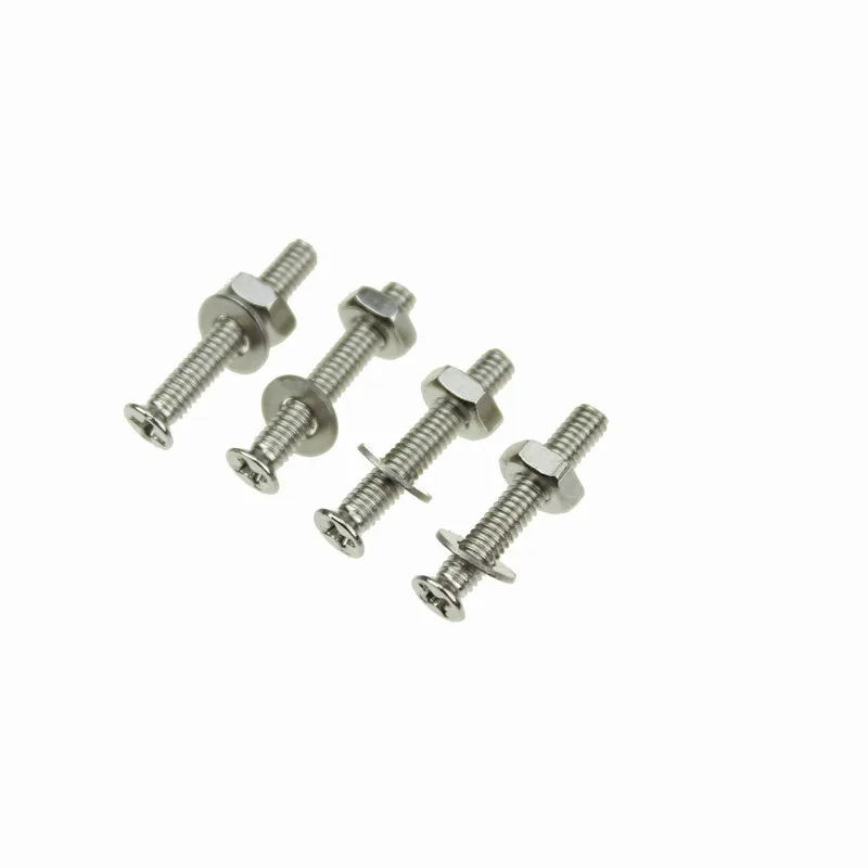 50 pcs M2.5X16mm For 35x35x10mm Fan Screws Computer PC Cooling Case