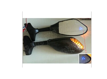 

Carbon Motorcycle LED Turn Signal Side Mirrors For Yamaha YZF R1 R6 YZF FJR 1300 XJR 1300 V-MAX FZ6 FAZER FZ8 FZ1 FAZER XJ6 FZ1