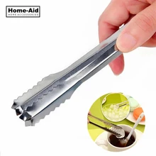 1 шт. Щипцы из нержавеющей стали для барбекю, вечерние щипцы для барбекю, зажим для хлеба, еды, льда, щипцы для льда, аксессуары для кухонных инструментов