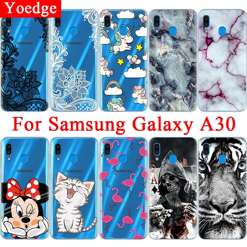 

For Samsung Galaxy A30 Case Soft Silicone Back Cover Phone Cases For Samsung A30 A305F A305 A 30 SM-A305F Protector Coque Fundas