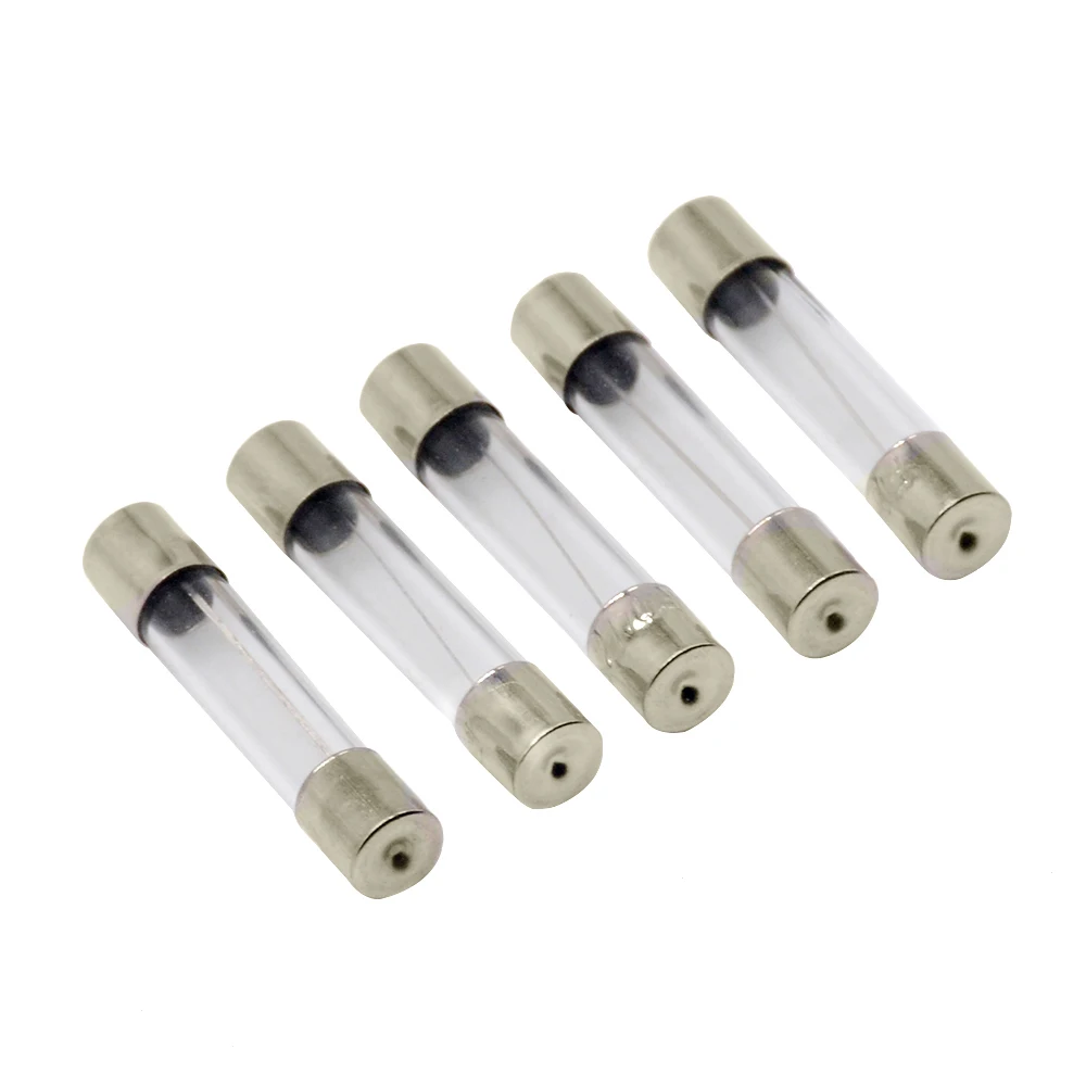 Car Fuses Kit 10pcs/lot One Sell 6*30mm Fast Blow Glass Tube Fuses 6x30 mm 250V 0.5 1 2 3 4 5 6 8 10 15 20 25 30 A AMP Fuse