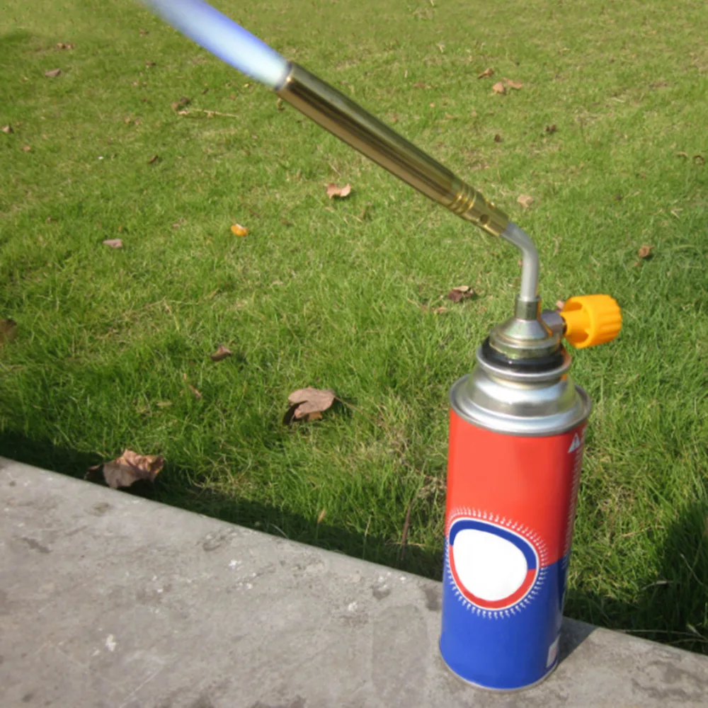 

Manual Ignition Gas Torch Brazing Blowtorch Flamethrower Welding Fire Maker for Camping BBQ