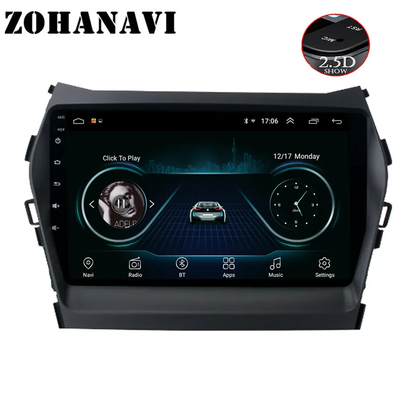 

ZOHANAVI 9" Android Car GPS Radio Player for Hyundai Santa fe IX45 2013-2016 Auto Stereo Multimedia player