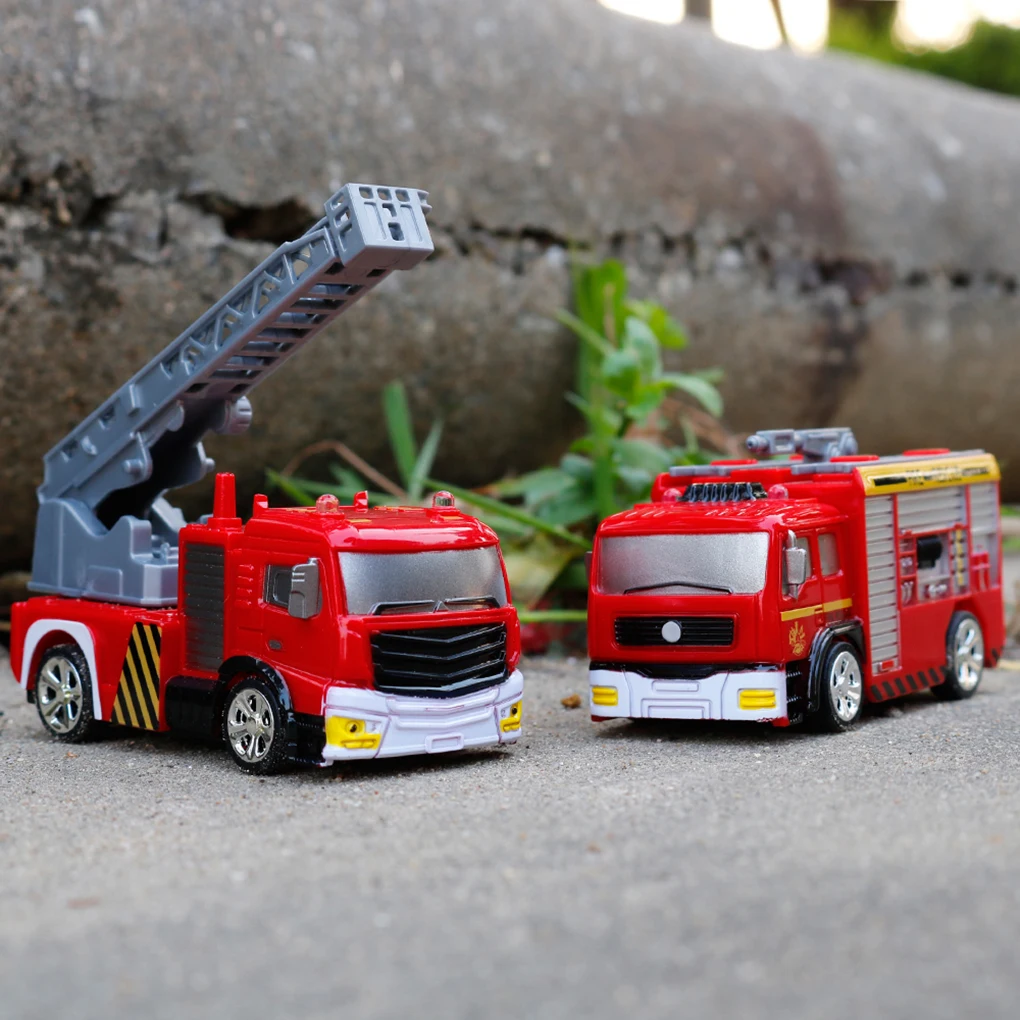 

Remote Control Electric Fire Truck Toy Lights Sounds Children RC Vehicle Model Kids Can Gift