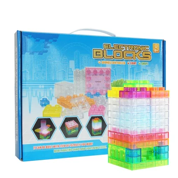 

Integrated Circuit Building Blocks Electronic Playground DIY Kits Plastic Model Kit Science Educatioal Kid Toys YS 2970