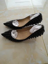 High Quality Brand Sexy Red Bottom High heels Rivet Shoes Women Pumps Pointed Pointed Toe Shoes Wedding Shoes