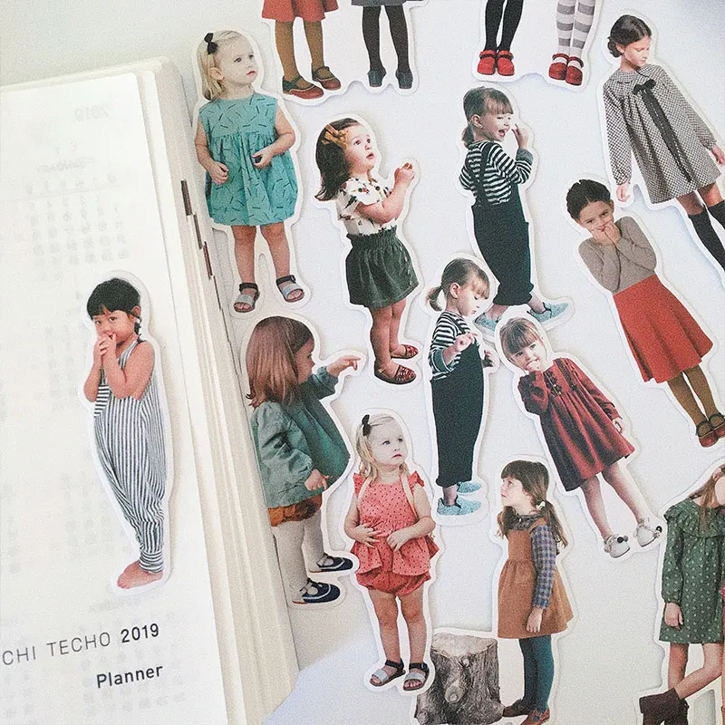 

15pcs DIY Cute Fasion baby Sticker diary photo album sticker for Notebook/ stickers scrapbooking paper stationery