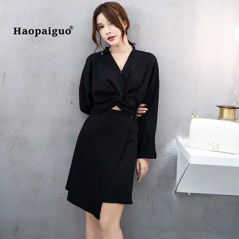 Black knee length dress coat for women plus size blue