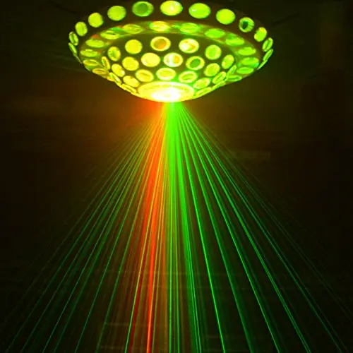 

DMX Stage Light 3W 6 LED RG stage Projector Light Auto and Voice-activated Cosmic Crystal Magic Ball Stage Light white