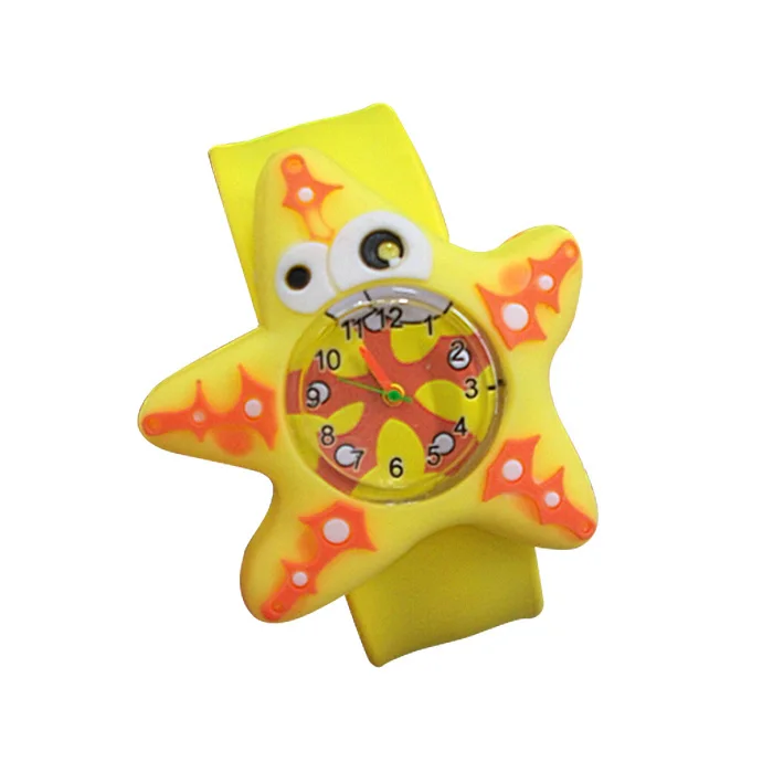 Милый мультфильм животных силиконовый браслет на запястье часы для детей TT@ 88