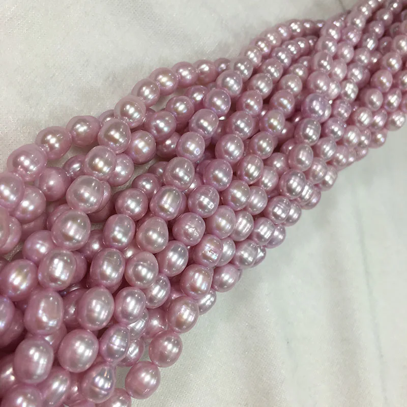 Бусы из натурального пресноводного жемчуга, высокое качество, 36 см, пробивные бусины для рукоделия, женское ожерелье, браслет, ювелирное изделие, 12 цветов, 5-6 мм