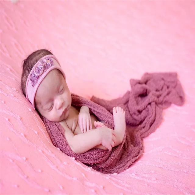 Buy Soft Adorable Baby Photo Wraps Elastic Stretchy