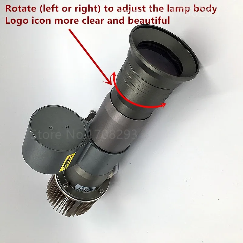 Пользовательские Проекция рекламы свет светодиодный 20W30W35W 12000 люмен Водонепроницаемый вращающийся логотип динамический с 3 цвета Gobo объектив 110 В 220 В
