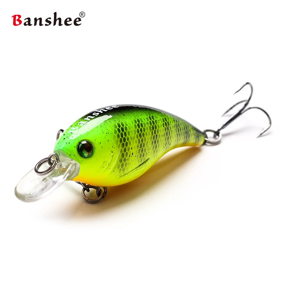 الشؤم 60 مللي متر 10g Crankbait باس/بايك الصيد إغراء سمك السلمون المرقط السواعد/غرق Wobblers ل التصيد الاصطناعي الصلب الطعم حشرجة جثم