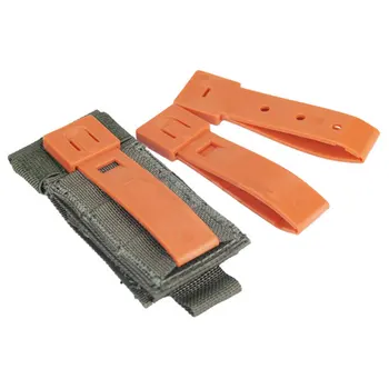 

EMERSONGEAR Molle Malice Clips Hunting Tactical Accessories Packet of 3 Short Malice Clips Webbing Molding Ribbon Black