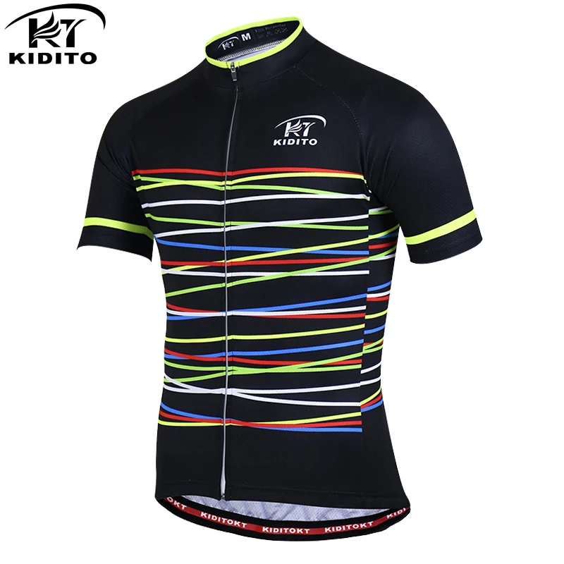 

KIDITOKT 2019 Quick-Dry Cycling Clothing Summer Cycling Jerseys Racing Bike Clothing Men Sportswear MTB Bicycle Clothes