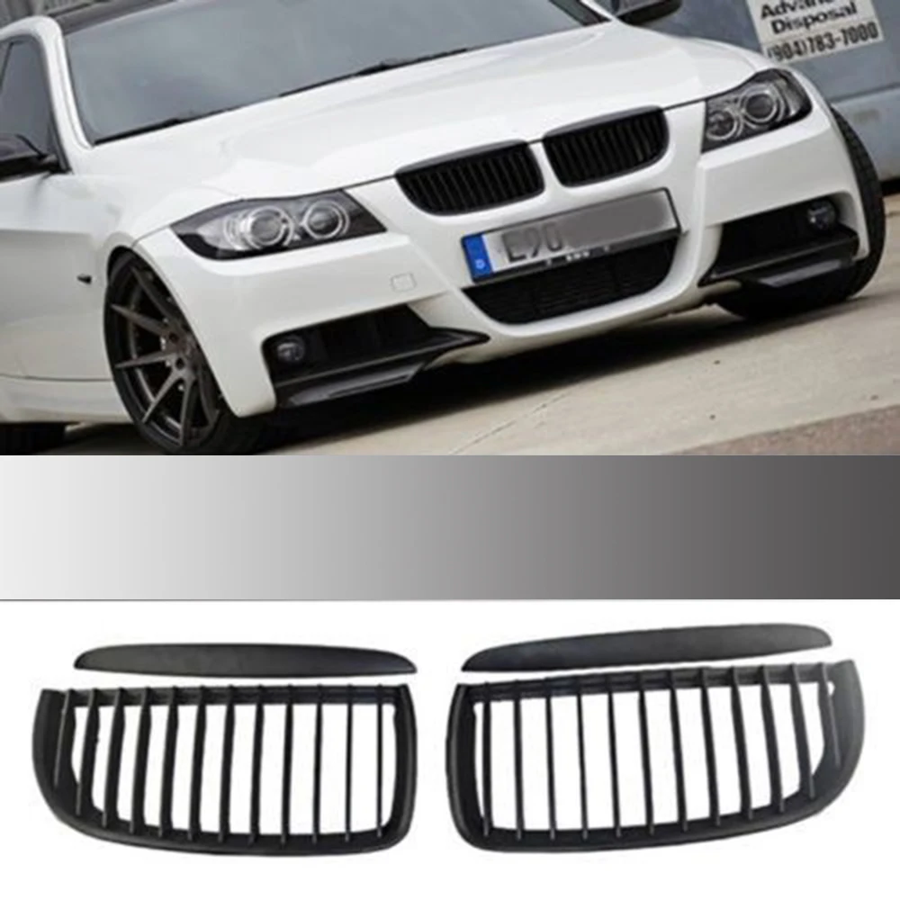 Автомобильный стиль матовая Передняя Автомобильная ножка для BMW E90 E91 3 серии
