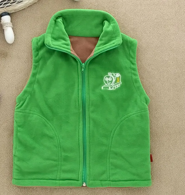 High Quality Fleece Boys Girls Vests spring autumn Waistcoats Kids