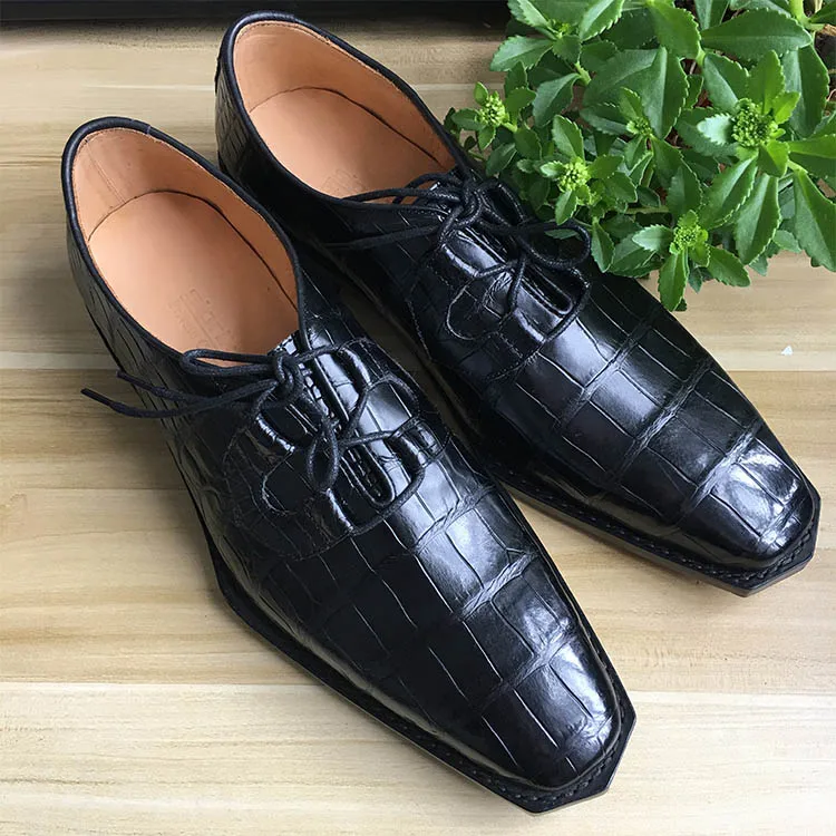 Роскошная обувь для мужчин sipriks бренд мужские 100% крокодиловая кожа живота модельные туфли на заказ ручной работы сваренные оксфорды босс