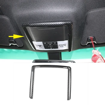 

1PCS For Ford Explorer 2013-2018 carbon fiber Front Reading Light Lamp Cover Trim car styling