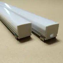 Подвесные 2000 мм x 21 мм x 21 мм алюминиевые профили корпус для светодиодных лент освещение под шкаф свет легкая установка