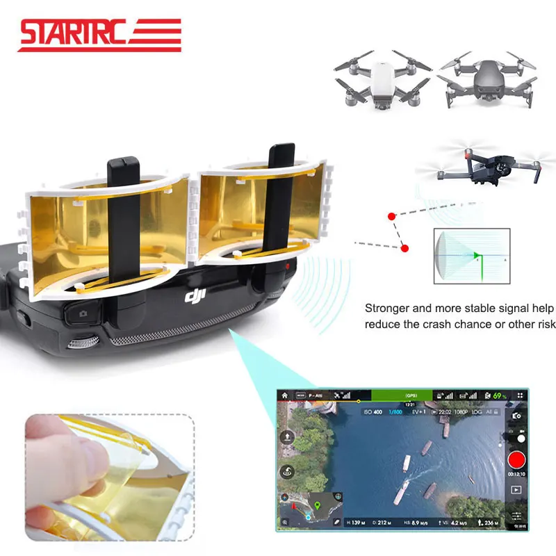 DJI Mavic pro /Mavic 2 Pro drone Controller Signal Booster Range
