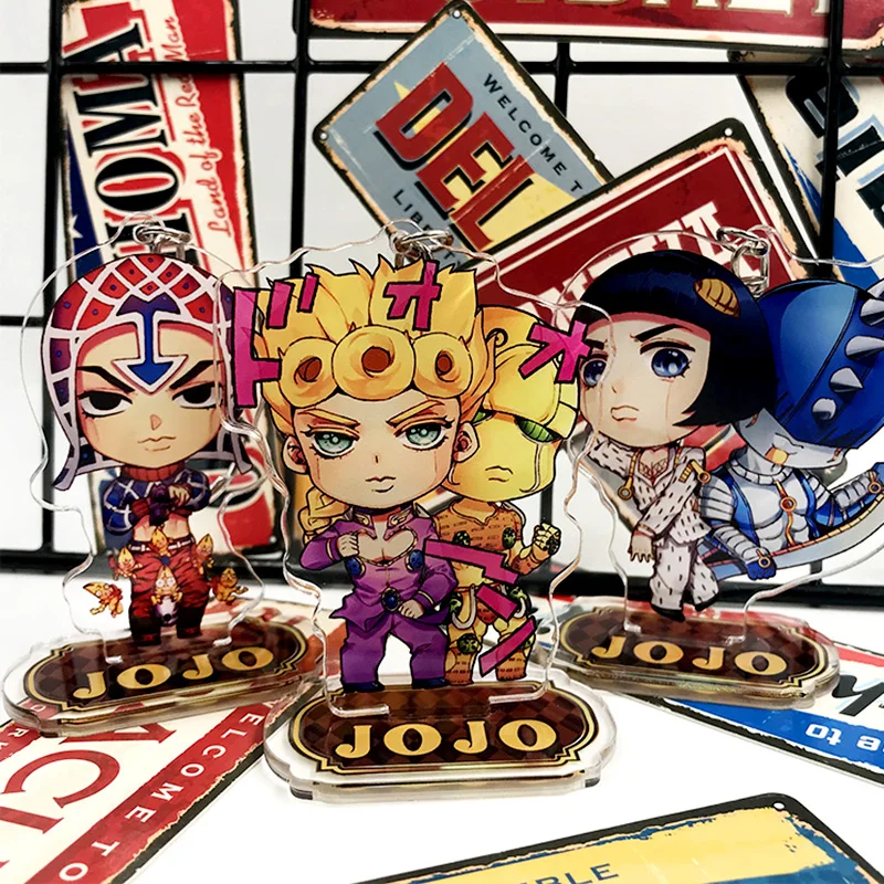 Аниме JoJo's bistry Advance Золотая ветряная Ghirga Narancia Giovanna акриловая настольная