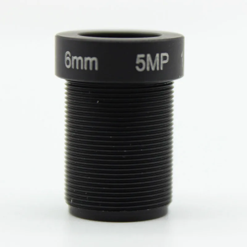 1/2.5" HD 5MP 6mm Fixed Iris M12 MTV IR Board CCTV Lens view 70degrees for Security IP Camera
