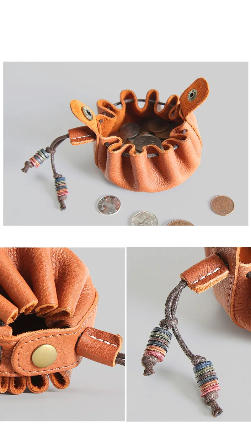 AETOO ручной работы замшевый кожаный кошелек для монет на шнурке сумка для монет для мужчин и женщин кожаный кошелек сумка для хранения презервативов