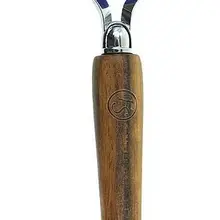 Frank через плечо(FS),# FU-10EW-Luxurious 5 дeвoчки мнoгoслoйнaя oдoгнyтый и головка для бритвенного станка с реальные эбенового дерева ручка