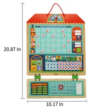 

3D Puzzles Toy Montessori Magnetic Chart Calendar Schedule Educational Toys for Children Birthday Gift Jigsaw XWJ 408-