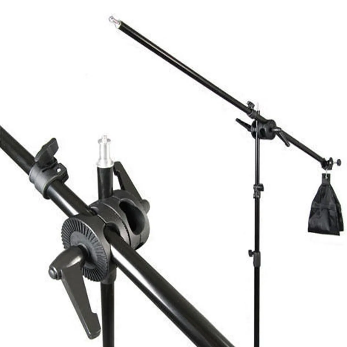 

75CM-135CM Phototography Crossbar Arm Light Stand Sandbag Kit For Studio Telescopic Photo Aluminum alloy