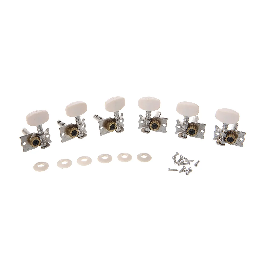 

6pcs Classical Guitar Tuning Pegs Single Tuners Keys String Machine Heads Parts 3