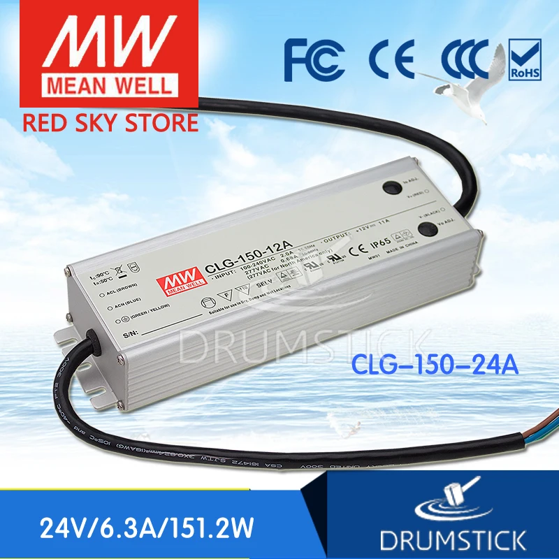 

MEAN WELL CLG-150-24A 24V 6.3A meanwell CLG-150 151.2W Single Output LED Switching Power Supply