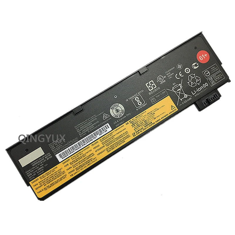 

QINGYUX New 10.8V 48Wh 4400mAh 01AV425 Laptop Battery for Lenovo ThinkPad T470 SB10K97582 61+ Series Notebook Battery