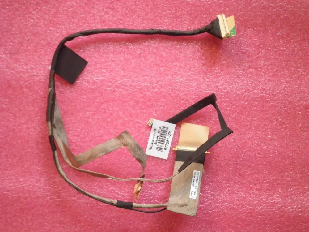 

New for HP pavIlion dv3 dv3-2000 CQ36 LCD video cable 577681-001 DC02000V400 with camera connector with touch screen connector