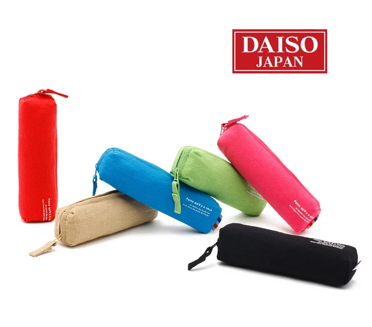 Daisocandycolorsweetcanvaspencilcasecosmeticbagstoragebag