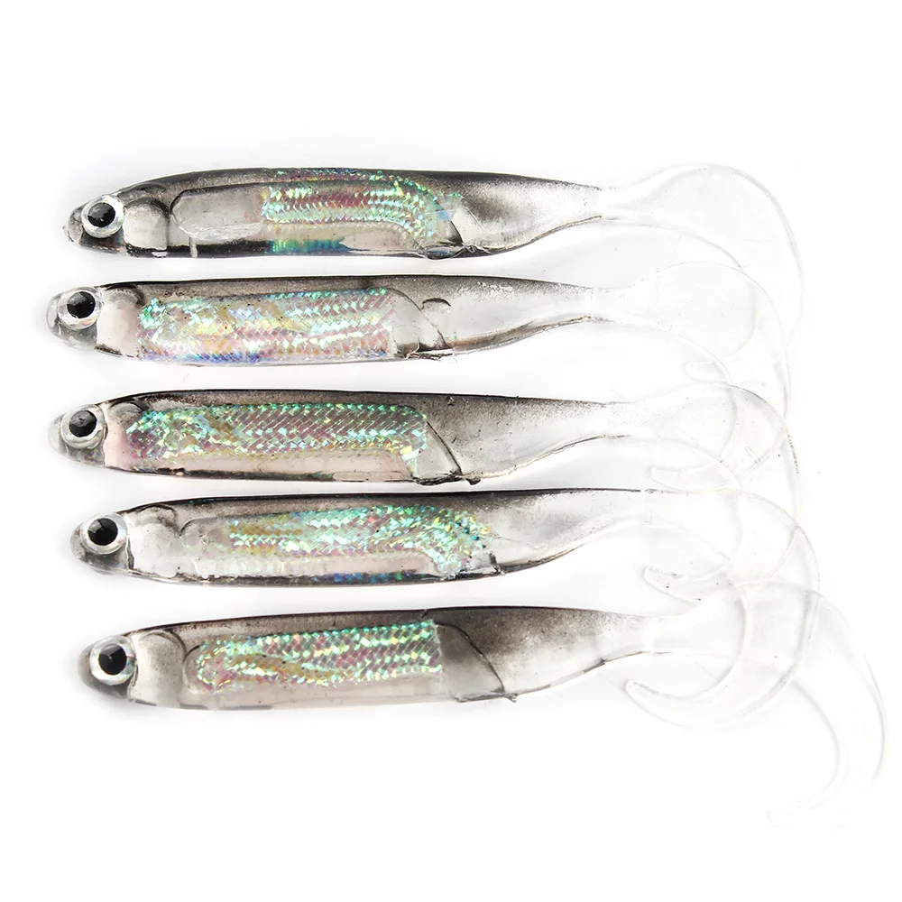 5Pcs/lot Fishing Soft Bait 7CM 7.5CM 1.7G 2.3G 2.7G T Tail fish Fishing Lures Rainbow Color Sequin Swing Fishing Spinner Bait 5Pcs/lot Fishing Soft Bait 7CM 7.5CM 1.7G 2.3G 2.7G T Tail fish Fishing Lures Rainbow Color Sequin Swing Fishing Spinner Bait