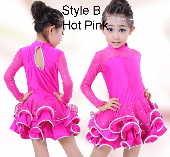 DB23908 latin dress for girls-10