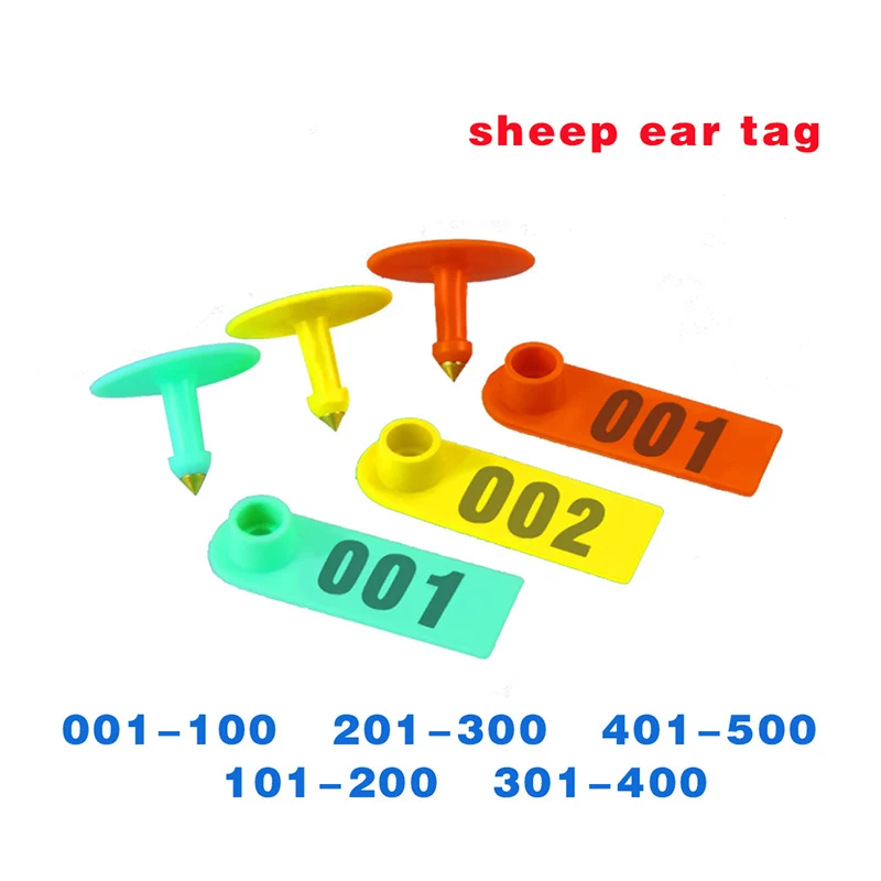 № 1-500 для прикрепления бирок к ушам овец знаки со словами уха лазерного набора медных головок серьги фермы животных идентификационная карта