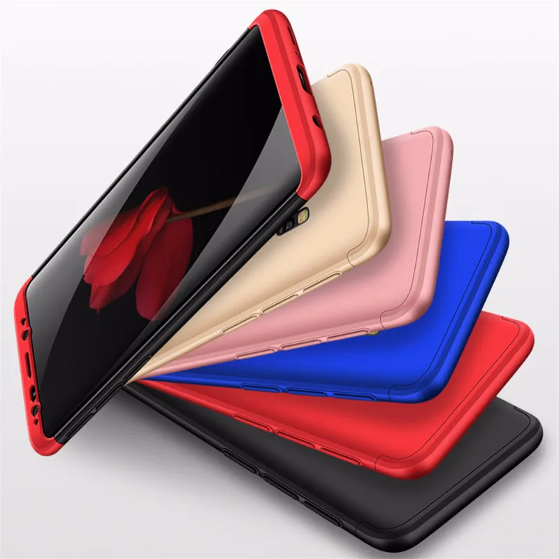 Full Cover Phone Case For Samsung S9 3 In 1 Splicable Cellphone Cases S9plus PC Hard Back |