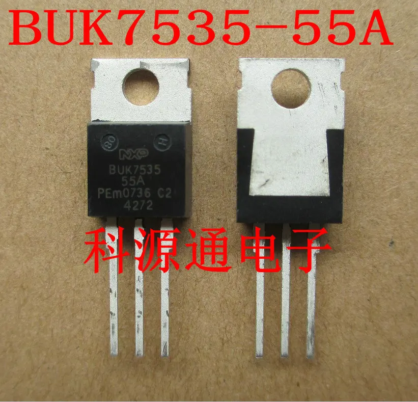 

10Pcs BUK7535-55A BUK7535 TO220 Car transistor New
