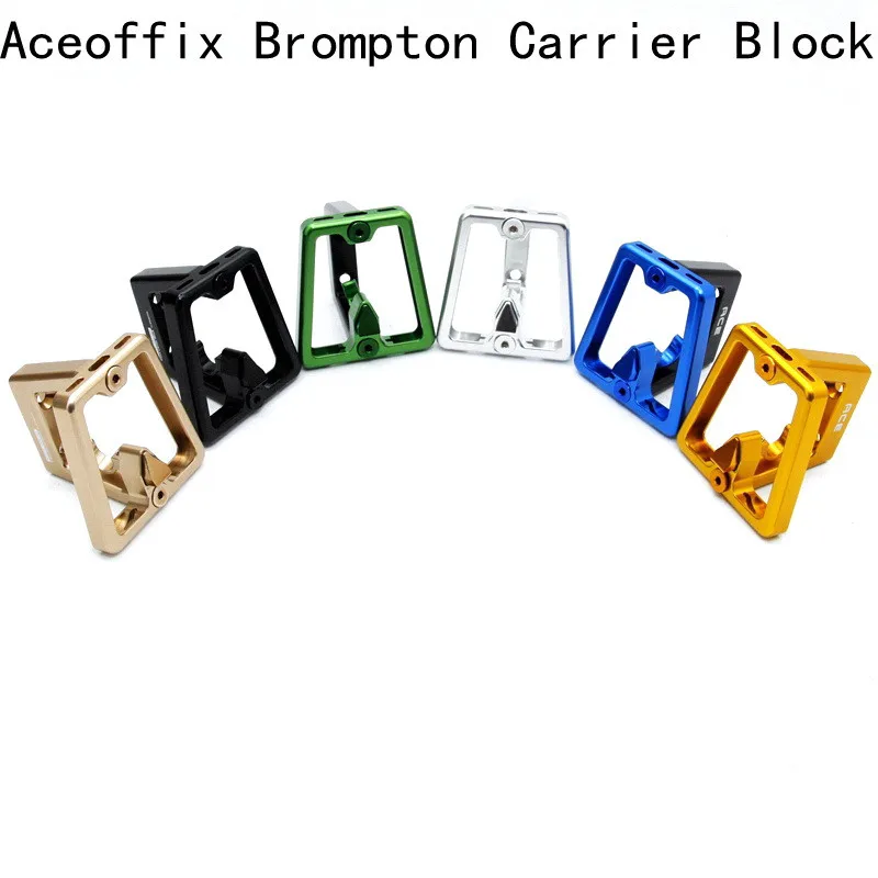 

6 color ultralight front carrier block for brompton S package bracket aluminum alloy