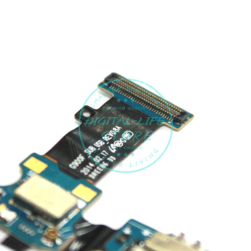 Для samsung Galaxy S5 I9600 USB док-станция зарядное устройство Порт Микрофон Модуль гибкий кабель Ремонт Запасные части протестированы