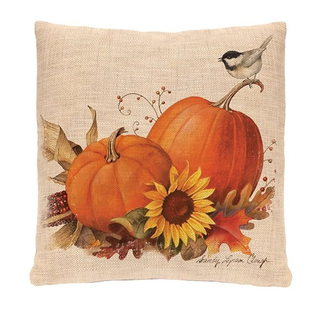 

2019 New Fashion Halloween Pillow Cases Linen Sofa Cushion Cover Home Decor Living Room Sofa Soft Decorative Pillowcases