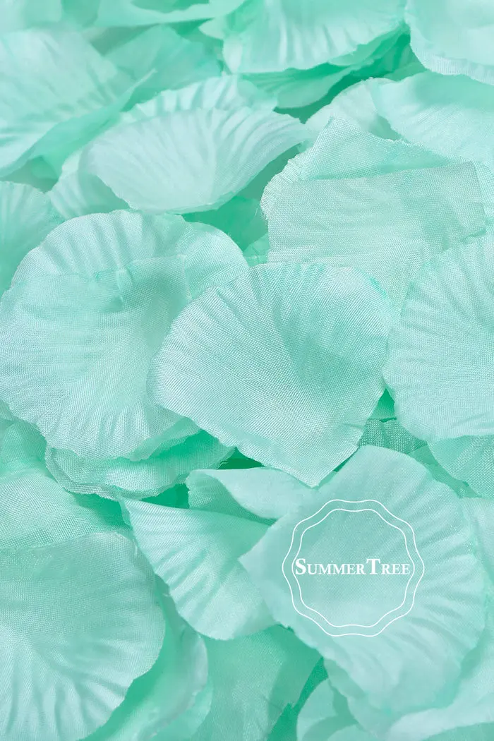 100pcs/pack Silk Rose Petals Table Confetti Artificial Flower Baby Shower Crafts Wedding Supplies Party Christmas Venue Decor