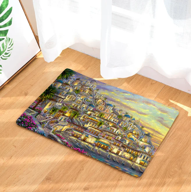 Прованс Франция замок коврик для ванной кухонный ковер декоративные