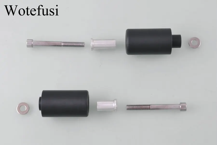 

Wotefusi 1 Pair Carbon Black Spike Frame Sliders For Suzuki GSXR 1000 07 08 2007 2008 Free Shipping [P393]